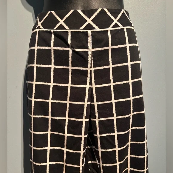 Donna Degnan Checkered Cropped Pants size 6 - Picture 3 of 10